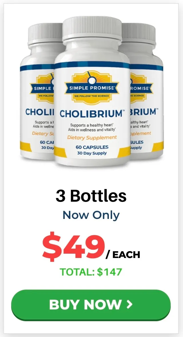 Cholibrium 3 bottles